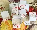 Lumânări cub bubble mare soia parfum lavandă pentru Mărțișor