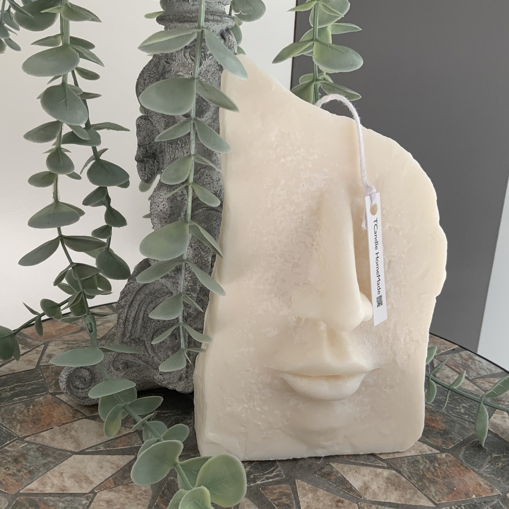 Lumânare decorativă față umană - The Face din ceară naturală soia