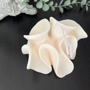 Lumânare Coral Reef parfumată decorativă din ceară naturală soia albă