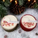 Set 2 Lumânări Crăciun soia bombonieră ceramică TCandle