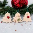 Set trei globulețe ceară soia brăduți tablete WaxMelts