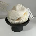 Bol decorativ stil minimalist Jesmonite culoare neagră