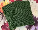 Set zece coli ceară naturală fagure culoare verde ocru