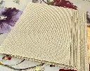Set zece coli ceară naturală fagure culoare vanilie