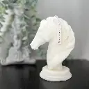 Lumânare decorativă masă evenimente The Horse albă