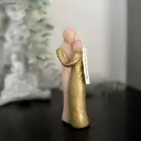 Lumânare parfumată decorativă Îmbrățișare auriu