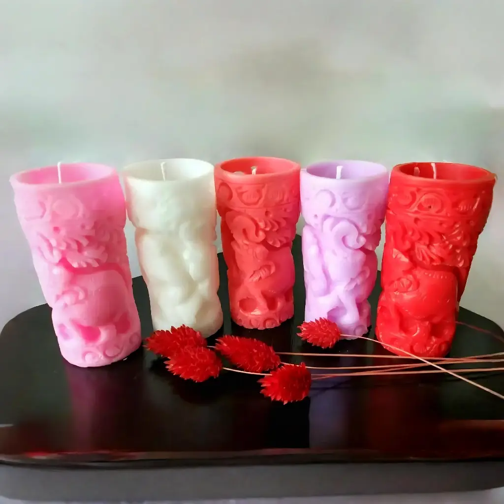 Lumânare parfumată decorativă handmade elefant