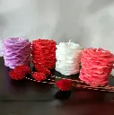 Lumânare parfumată decorativă handmade petale