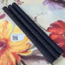 Set trei lumânări sfeșnic ceară albine fagure culoare negru