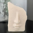 Lumânare decorativă ceară naturală soia The Face