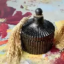 Bombonieră ceramică cu capac handmade diverse culori
