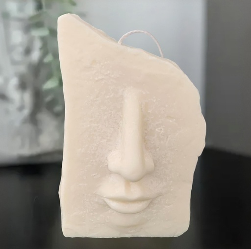 Lumânare decorativă ceară naturală soia The Face